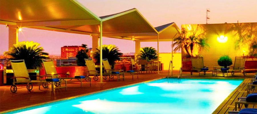 hotel con piscina sevilla Hotel Novotel Sevilla