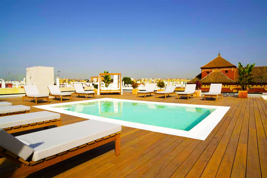 hotel con piscina sevilla Zenit Sevilla