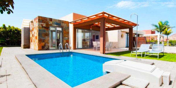 Salobre Villas piscina privada habitacion gran canaria